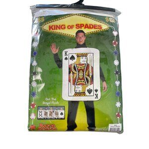 Rasta Imposta King Of Spades Card Costume One Size Fits Most Adult Halloween NEW